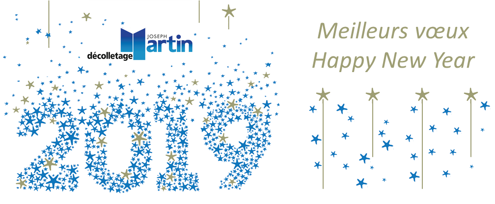 L’entreprise Joseph Martin vous présente ses meilleurs vœux pour 2019 !